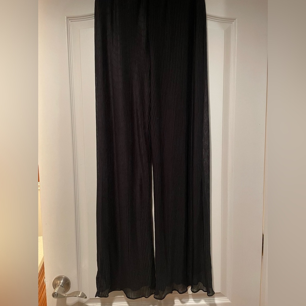 Zara Black Wide Leg Pants